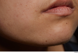 Face Mouth Cheek Skin Woman Slim Studio photo references